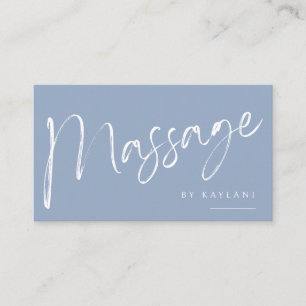 Boho Borstel Massage Zakelijke Kaart Lichaamsthera Visitekaartje