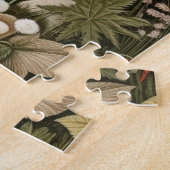 Boho Bos Paddenstoelen Bloementuin Legpuzzel (Zijkant)