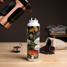 Boho bos paddenstoelen wilde bloementuin sport