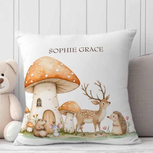 Boho bosdieren baby kussen