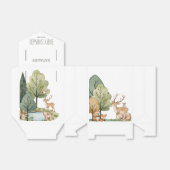 Boho Bosdieren Baby Shower Bedankdoosjes (Uitgevouwen)