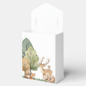 Boho Bosdieren Baby Shower Bedankdoosjes (Geopend)