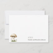 Boho Bosdieren Baby Shower Bedankkaart (Achterkant)