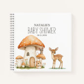 Boho Bosdieren Baby Shower Notitieboek (Voorkant)