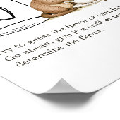 Boho Bosdieren Douche Raad Babyvoedsel Bord Poster (Hoek)