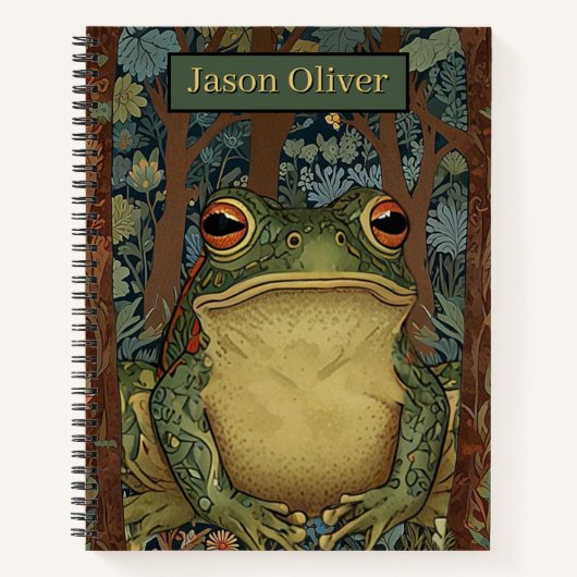 boho-boskikker notitieboek (Voorkant)