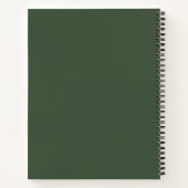 boho-boskikker notitieboek (Achterkant)