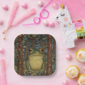 boho-boskikker papieren bordje (Feest)