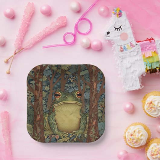  boho-boskikker papieren bordje (Feest)