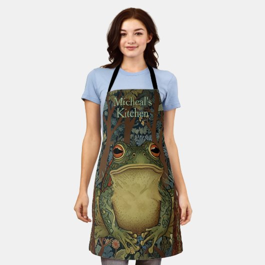  boho-boskikker schort (Gedragen)