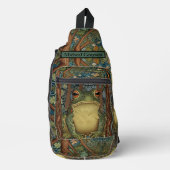  boho-boskikker sling bag (Voorkant)
