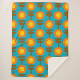 Boho Botanica Sherpa Blanket Deken