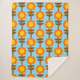 Boho Botanica Sherpa Blanket Deken