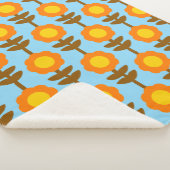 Boho Botanica Sherpa Blanket Deken (3/4)