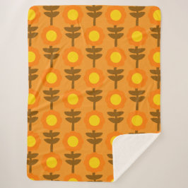 Boho Botanica Sherpa Blanket Deken