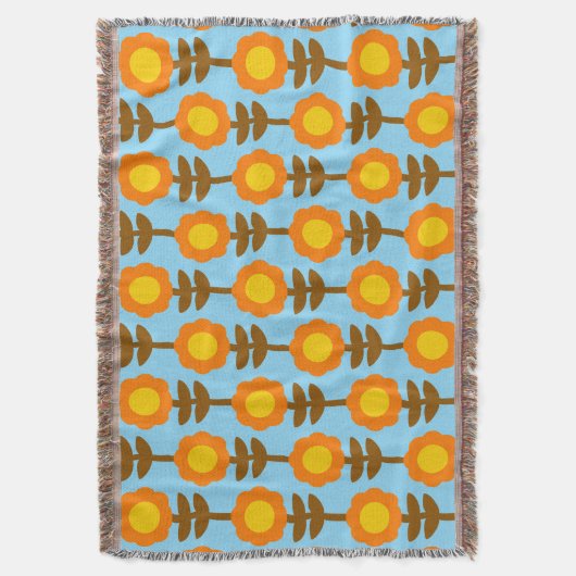 Boho Botanica Throw Blanket Deken (Voorkant Verticaal)