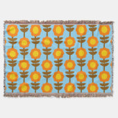 Boho Botanica Throw Blanket Deken (Voorkant)