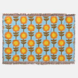 Boho Botanica Throw Blanket Deken