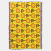 Boho Botanica Throw Blanket Deken (Voorkant Verticaal)