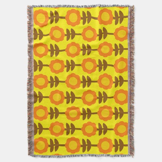 Boho Botanica Throw Blanket Deken (Voorkant Verticaal)