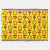 Boho Botanica Throw Blanket Deken (Voorkant)