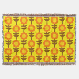 Boho Botanica Throw Blanket Deken
