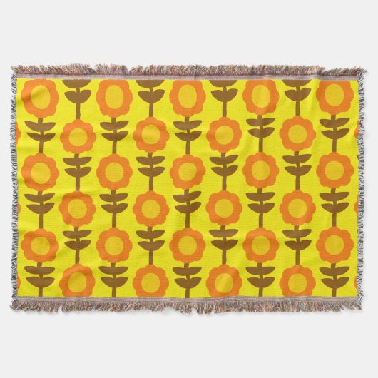 Boho Botanica Throw Blanket Deken (Voorkant)