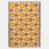 Boho Botanica Throw Blanket Deken (Voorkant Verticaal)