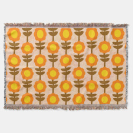 Boho Botanica Throw Blanket Deken