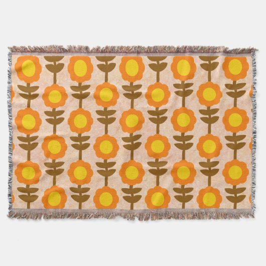 Boho Botanica Throw Blanket Deken (Voorkant)