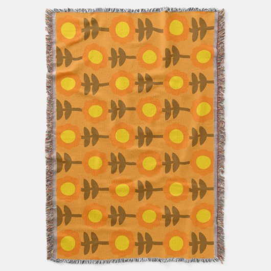Boho Botanica Throw Blanket Deken (Voorkant Verticaal)