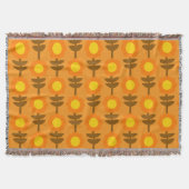 Boho Botanica Throw Blanket Deken (Voorkant)