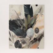 Boho Botanical Abstract Earth Minimalist Legpuzzel (Verticaal)