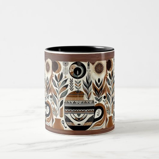 Boho Botanical Coffee Mok (Center)
