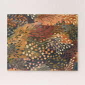 Boho Botanical Earthy Floral Legpuzzel (Horizontaal)