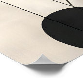 Boho Botanical Geometric Illustration Poster (Hoek)