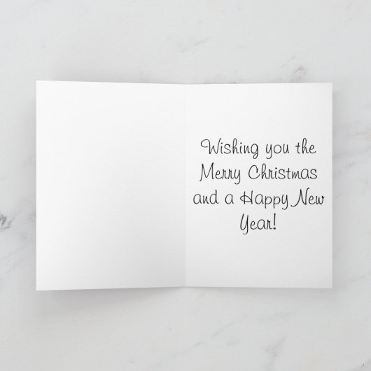 Boho botanical herb bladeren rustic Barn-wood Feestdagen Kaart (Binnen)