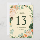 Boho Botanical Light Yellow Greeneral Floral Custo (Voorkant)