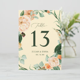 Boho Botanical Light Yellow Greeneral Floral Custo