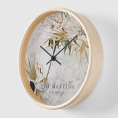 Boho Botanical Marble Family Name 2010 Vast (Hoek)