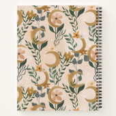 Boho Botanical Moons Blush Personalized Recipe not Notitieboek (Achterkant)