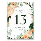 Boho Botanical Neutral Greenery Floral Custom Kaart (Achterkant)