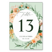 Boho Botanical Sage Greenery Floral Kaart (Voorkant)