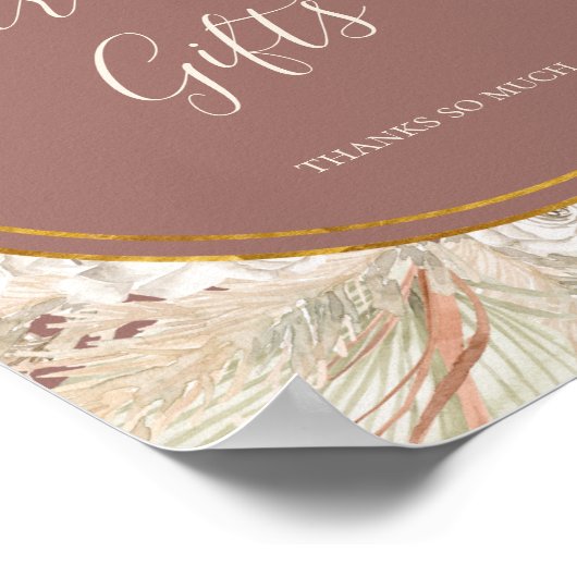 Boho Botanical | Stortskaarten voor Roos en cadeau Poster (Hoek)