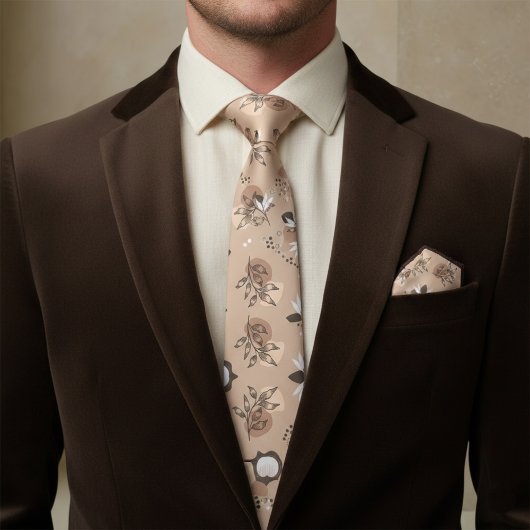 Boho Botanical Stropdas