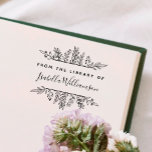 Boho Botanical Uit de Bibliotheek van Boekplaat Zelfinktende Stempel<br><div class="desc">Show je favoriete boeken wat liefde en houd ze in je persoonlijke collectie met deze Boho Botanical "From the Library of" Bookplate. Met handgetekende bladeren omlijst een modern sans serif lettertype voor uw boodschap en een chique, vrouwelijk script voor jouw naam. Klik op 'Personaliseren' om te zien hoe mooi het...</div>