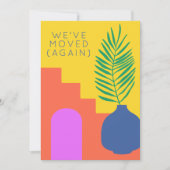 Boho Botanical We hebben opnieuw een nieuw adres v Aankondiging (Voorkant)