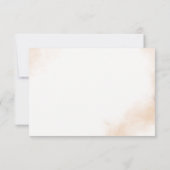 Boho Botanical Wedding RSVP Kaarten Kaartje (Achterkant)