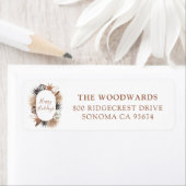 Boho Botanicals Kerst Retouradres Label (Insitu)