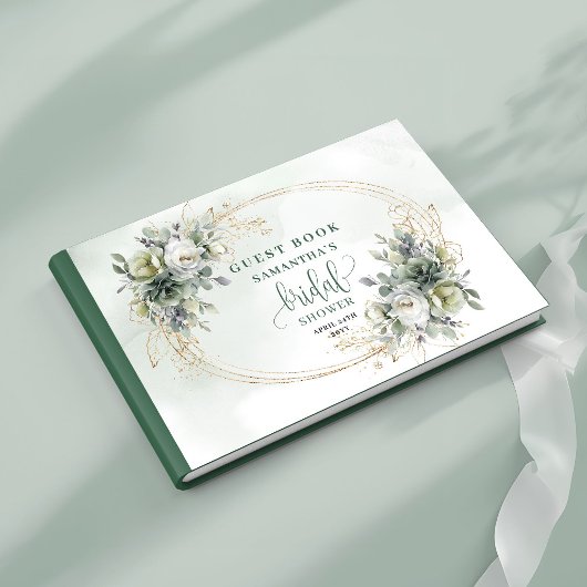 Boho Botanisch Bruidsfeest Gastboek Goud Gastenboek